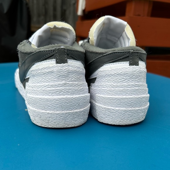 Nike Men’s Blazer Low sacai Iron Gray - size 9 - Picture 6 of 8